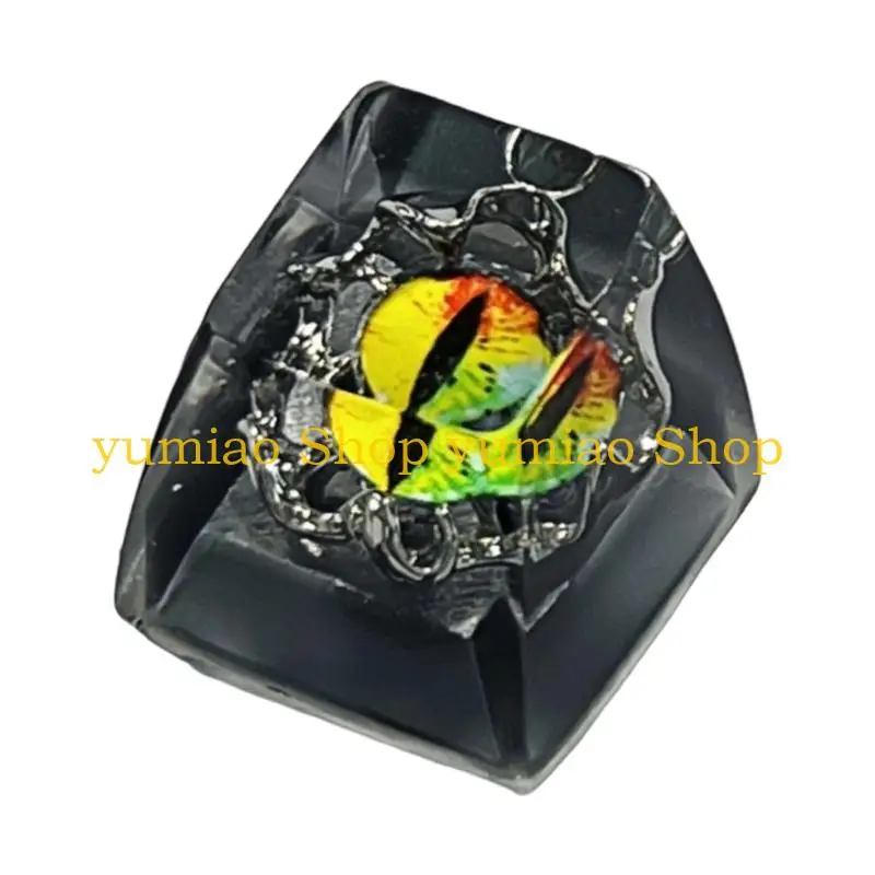 587B Cartoon Eye Keycap DIY Personality Cartoon Keycap Replacement Bottom Keycap Gift