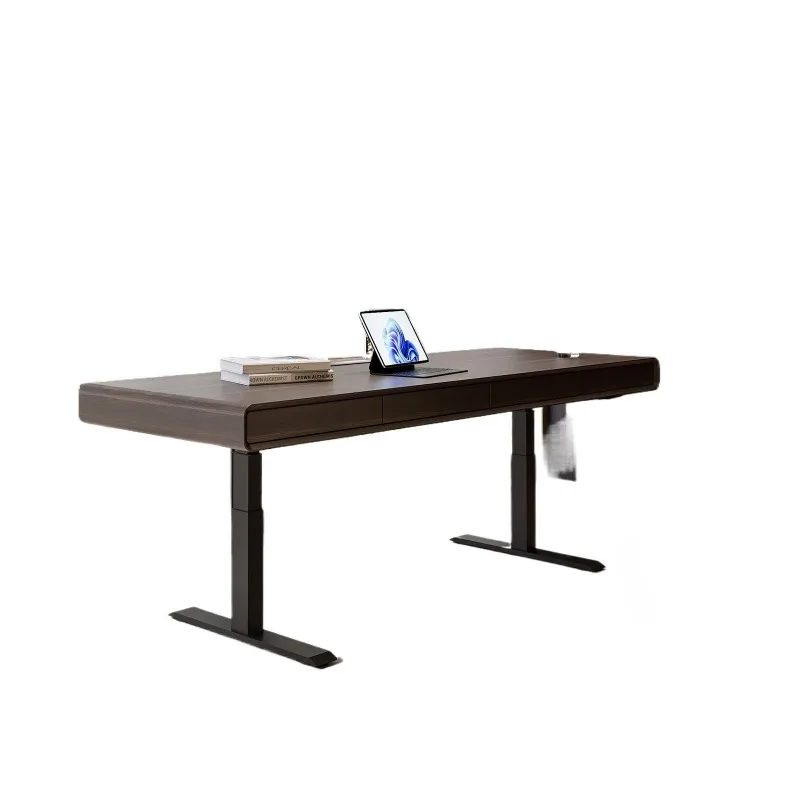 

Electric Lifting Desk Smart Living Room Light Luxury Italian Minimalist Modern Home Double Computer Desk Workbench