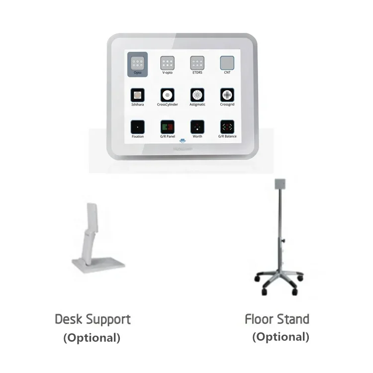 The Most Advanced LED Vision Tester ML-VC901 with 17inch Backlit Screen More Icons and Low Vision Chart