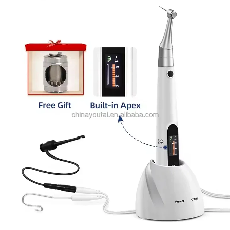 

360 rotatable contra-angle 4 working modes 2 In 1 Cordless endo motor with Imported head dental products