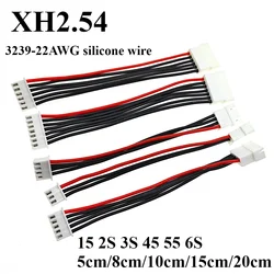 5PCS JST-XH 1S 2S 3S 4S 5S 6S 5cm 8cm 10cm 15cm 20cm 3239-22AWG Przedłużacz kabla do ładowarki RC Lipo