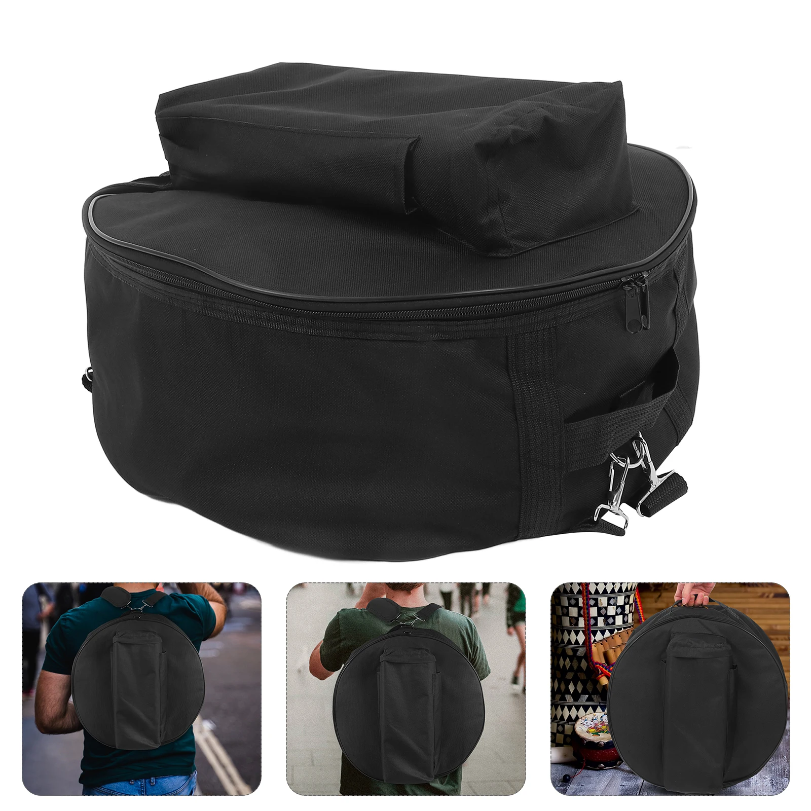 

Snare Drum Storage Bag Instrument Marching Band Bags Backpack Accessory Portable