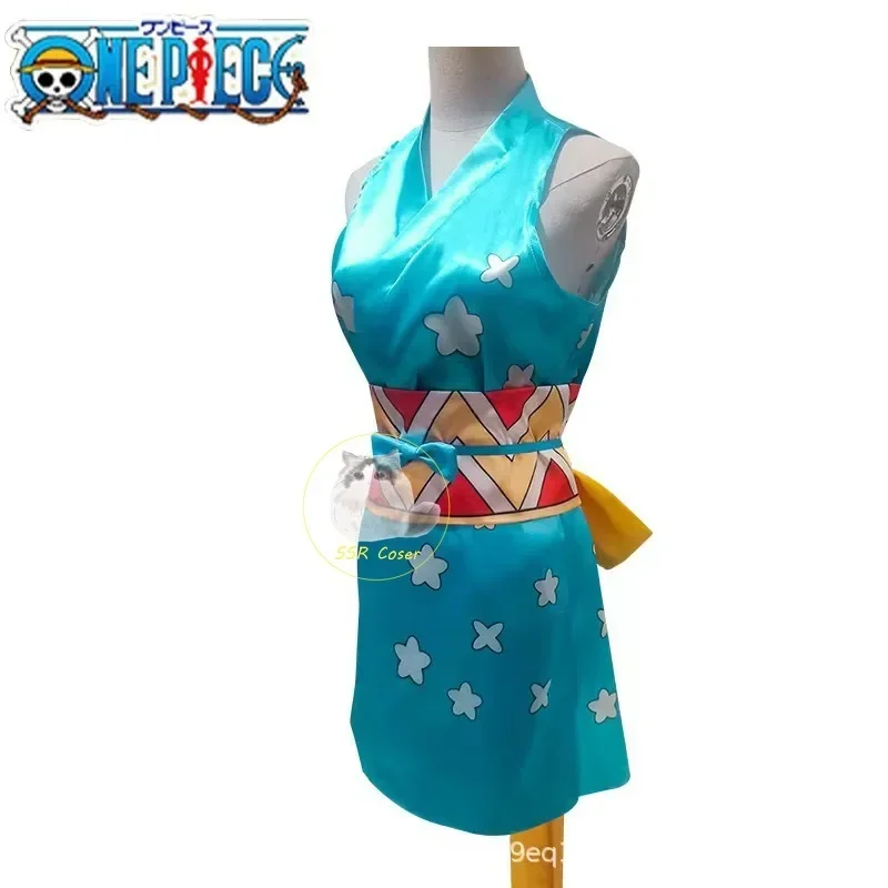 2025 New Anime Yukata Wano Country Cosplay Costume Nami Wig Dress Uniform Women Girls Kimono for Halloween C wat157