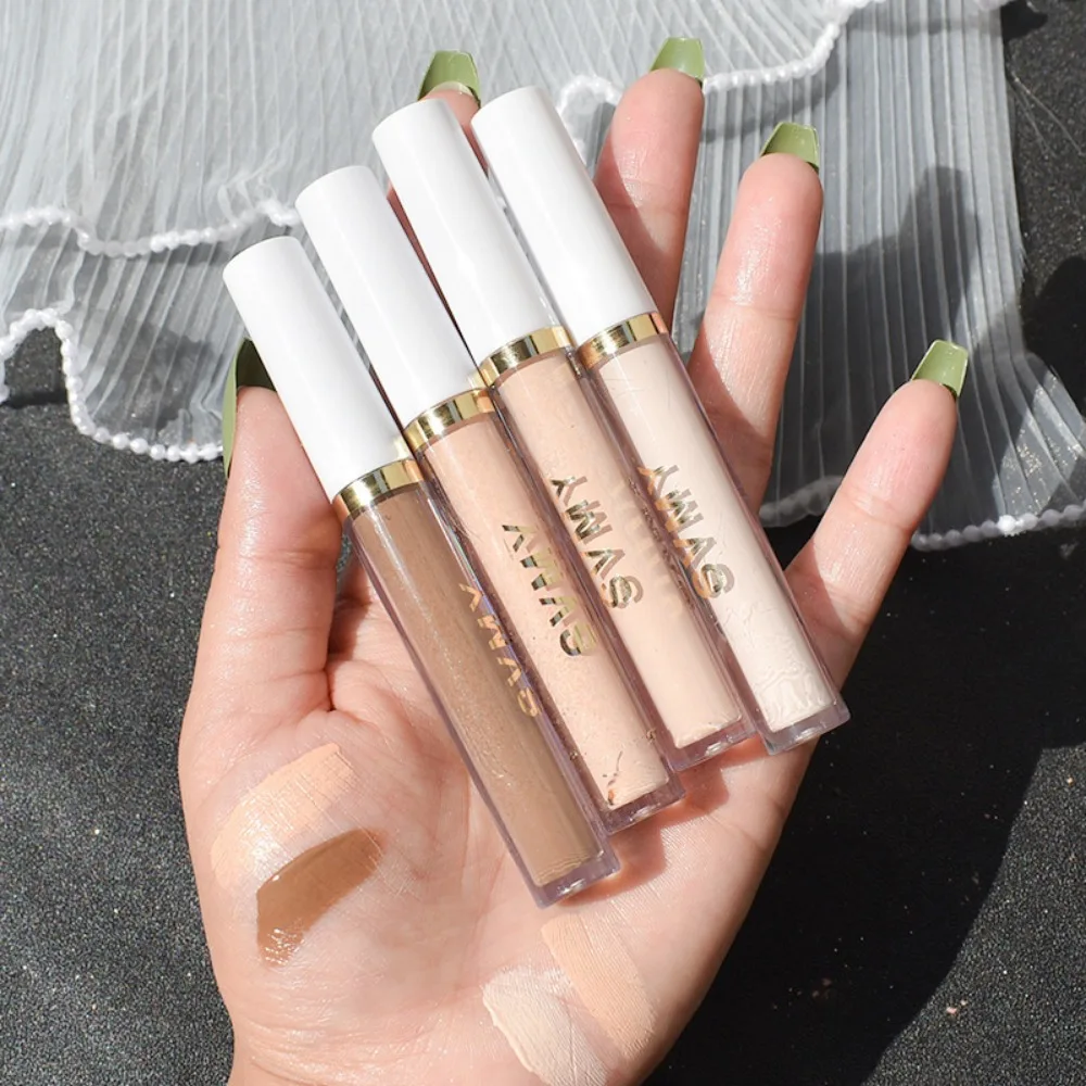 Feuchtigkeitsspendende Aufhellende Concealer-Creme Volle Deckkraft Foundation Abdeckung Akne Augenringe Ölkontrolle Flüssiger Gesichtskontur-Stift – Detail 26