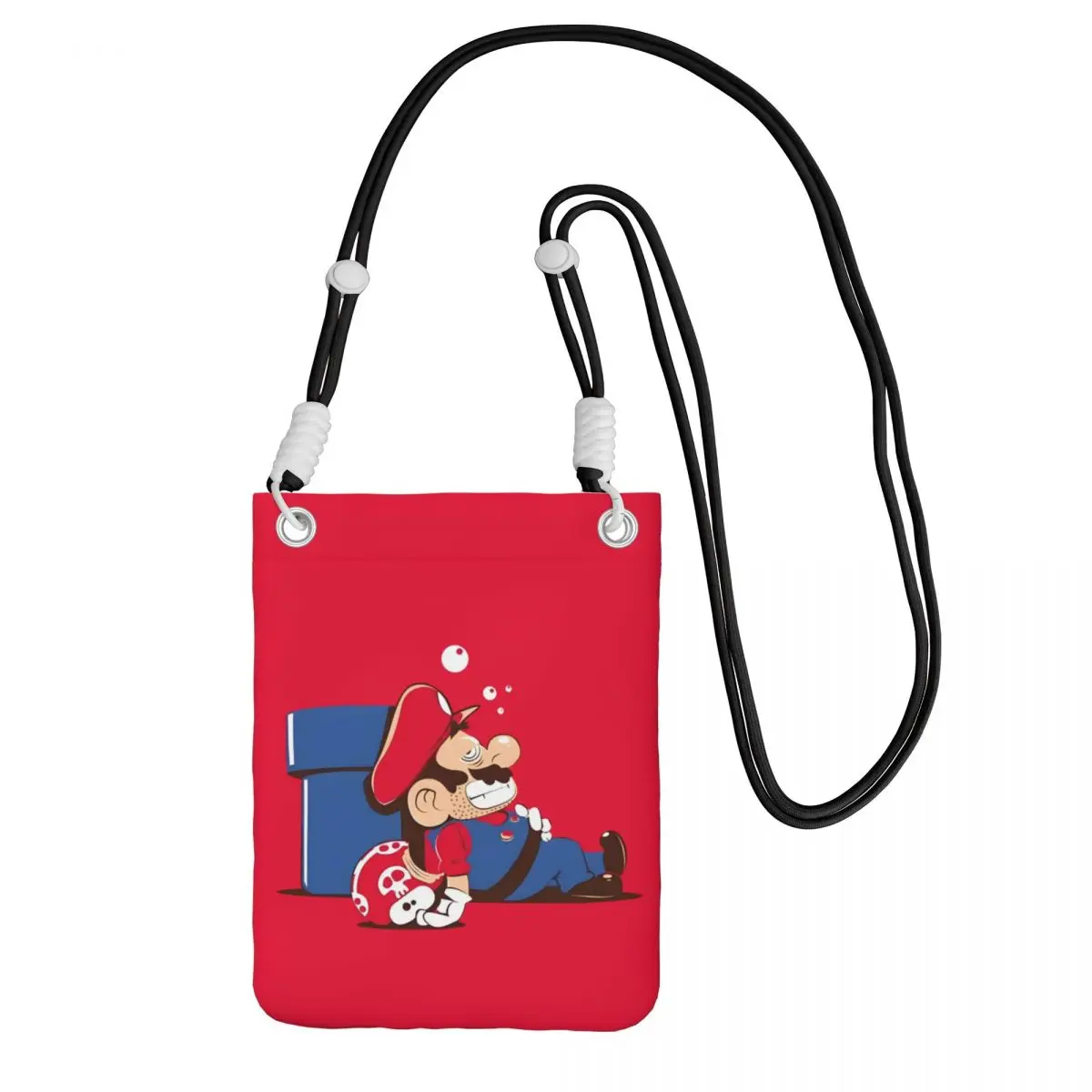 

Custom M-Marioed Carry A Mobile Phone Bag Diagonally Women Men Entertainment Mobile Phone Bag Camping Biking Phone Money Pouch
