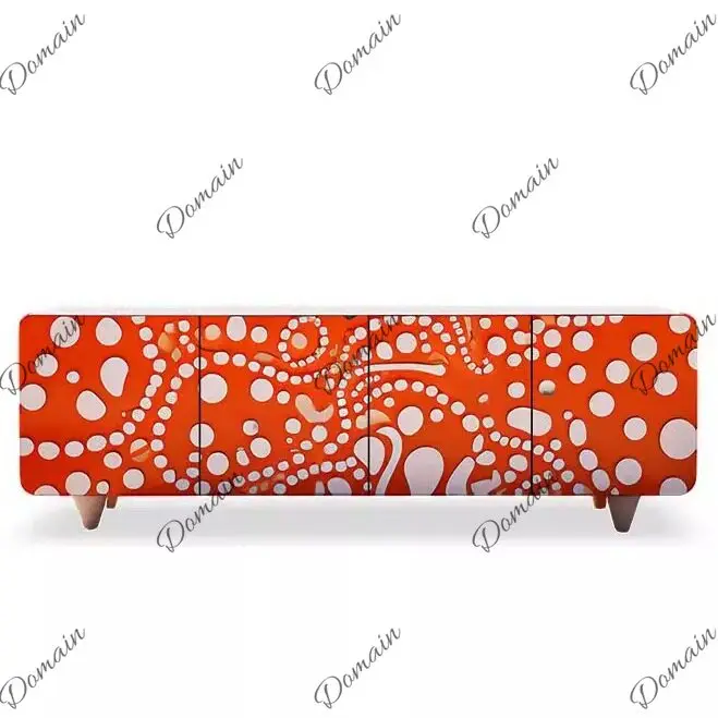 New high-end designer art living room TV floor cabinet creative fashion modern cabinet, need to be customized
