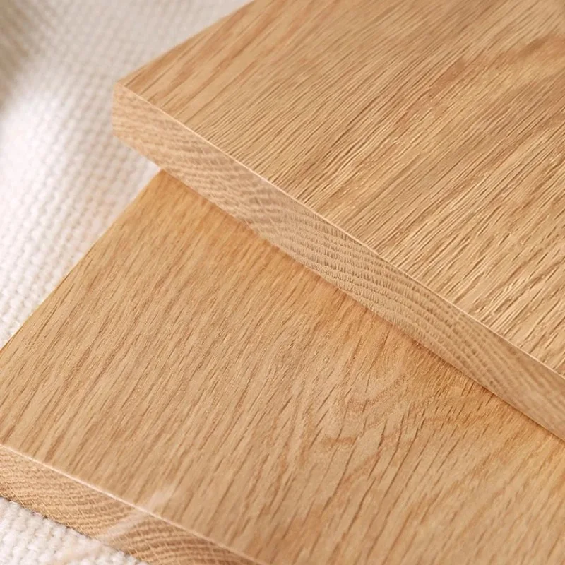 

Furnishing Full Solid Wood Round Coffee Table Living Room Household Small Unit Oak Edge Small Tea Table 2025 New Wo