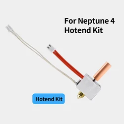 Neptune 4 Pro 핫엔드 키트, 가열 블록 서미스터, 카트리지 히터, Neptune 깍지, NP4 3D 프린터 액세서리, 24V, 50W