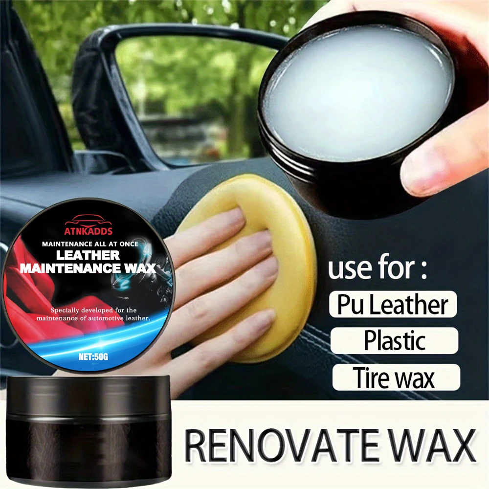 Automotive Rubber & Plastic Restorer - Long-lasting shine enhancer for artificial leather, plastic and rubber surfaces