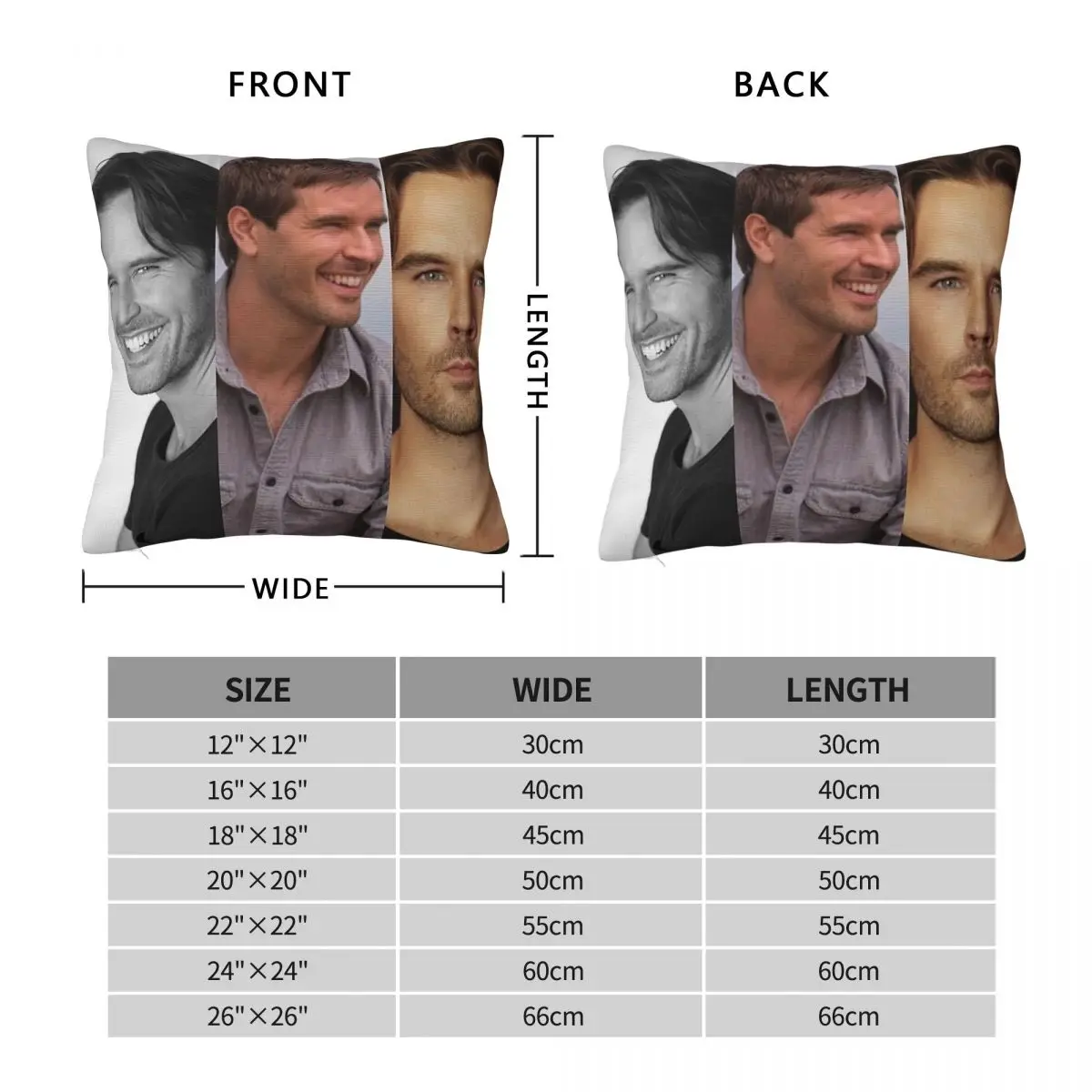 Graham Wardle Collage Square Pillowcase Polyester Linen Velvet Creative Zip Decorative Throw Pillow Case Home Cushion Cover