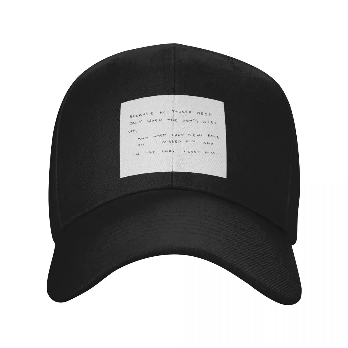 

“IN THE DARK”/ PAGE 90 Baseball Cap sailor cap for men dad hat Hats Man Women's