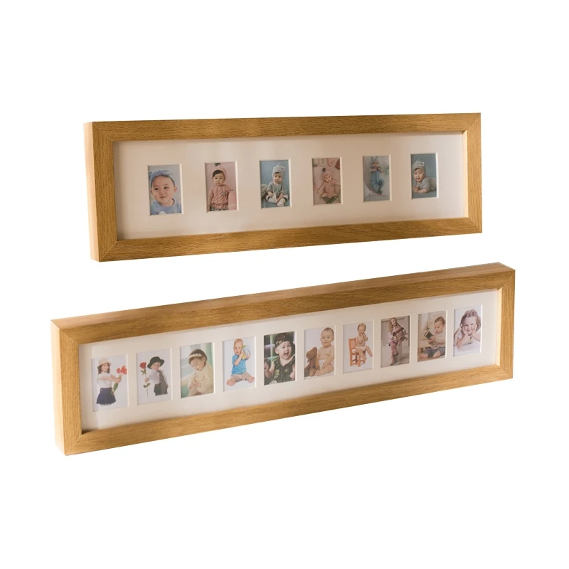 Baby Growth Photo Album Frame Mini 2 Inch 6 /10 Holes Picture Frames for Newborn Baby Girls Boys Kids Children Growth Record