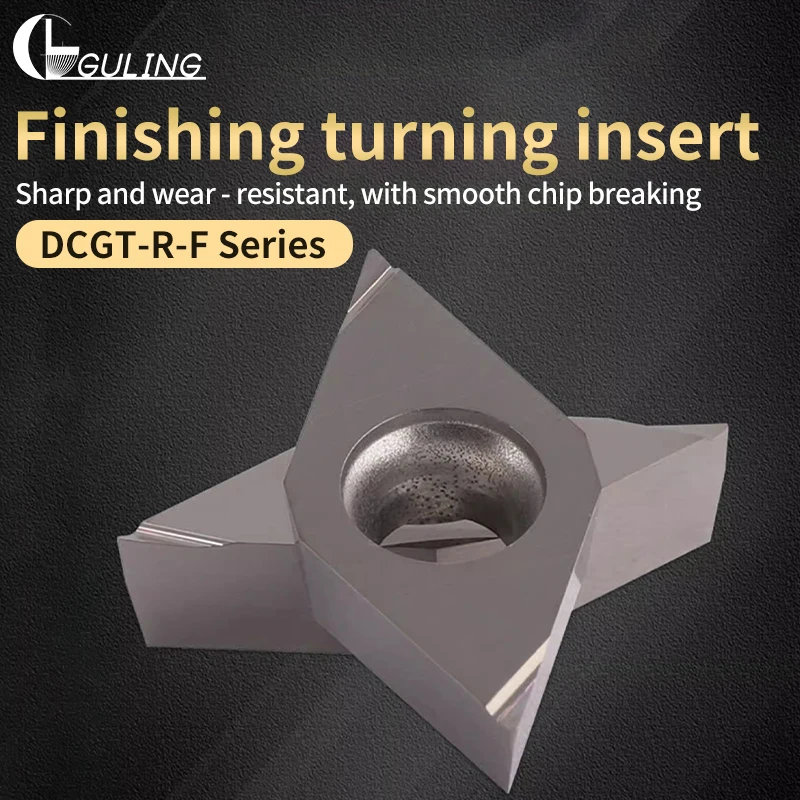 

Alloy Cutter Insert DCGT070201/11T302R-F Swiss-type Lathe R0.2 Ultra-Fine Small Cutting Precision Turning Insert