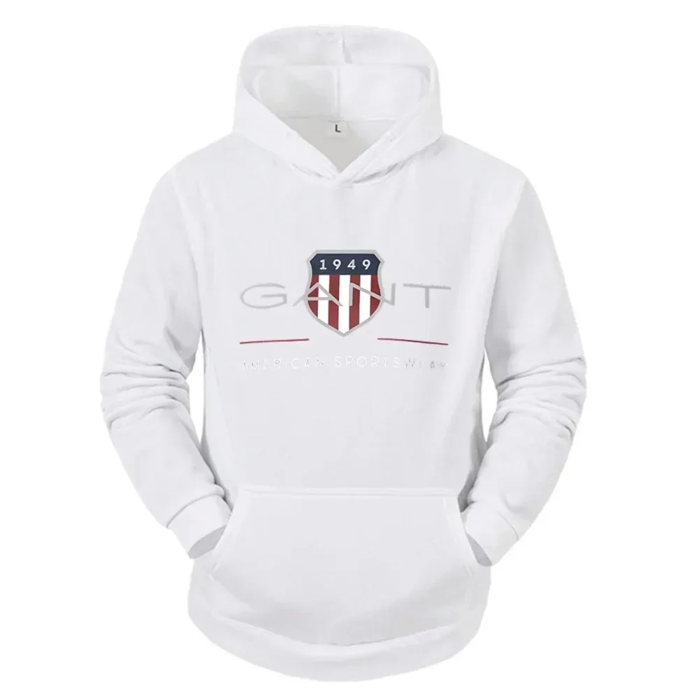 2025 بلون الرجال هوديي الدافئة الرجال البلوز موضة الشارع الرجال عادية فضفاض كول Sa 1949 بلوفر مطبوع العلامة التجارية هوديي