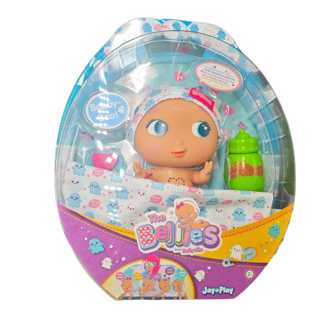 Ensemble de jouets électroniques interactifs pour bébés filles, jeu de simulation de sons de ventre réalistes, cadeau d'anniversaire pour enfants (Bellyville)