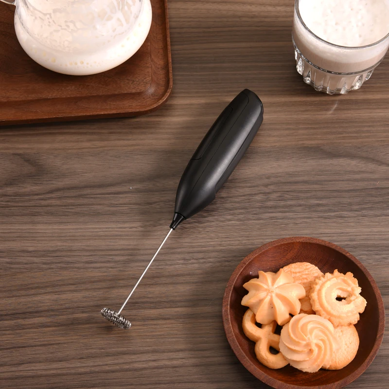 Electric Milk Frother Handheld Blender Foam Maker Mixer Coffee Cream Cappuccino Drink Frothing 