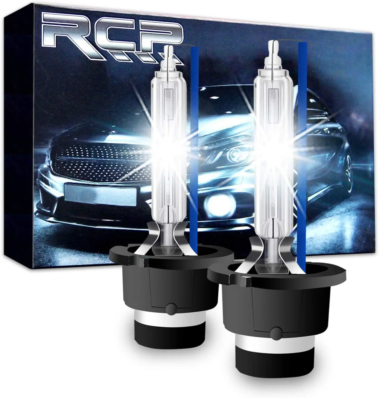 

D2S8 - (пара) D2S/D2R 8000K ксеноновая HID сменная лампа Ice Blue Металлические стенты Основание 12 В Автомобильные лампы Головные фонари 35 Вт