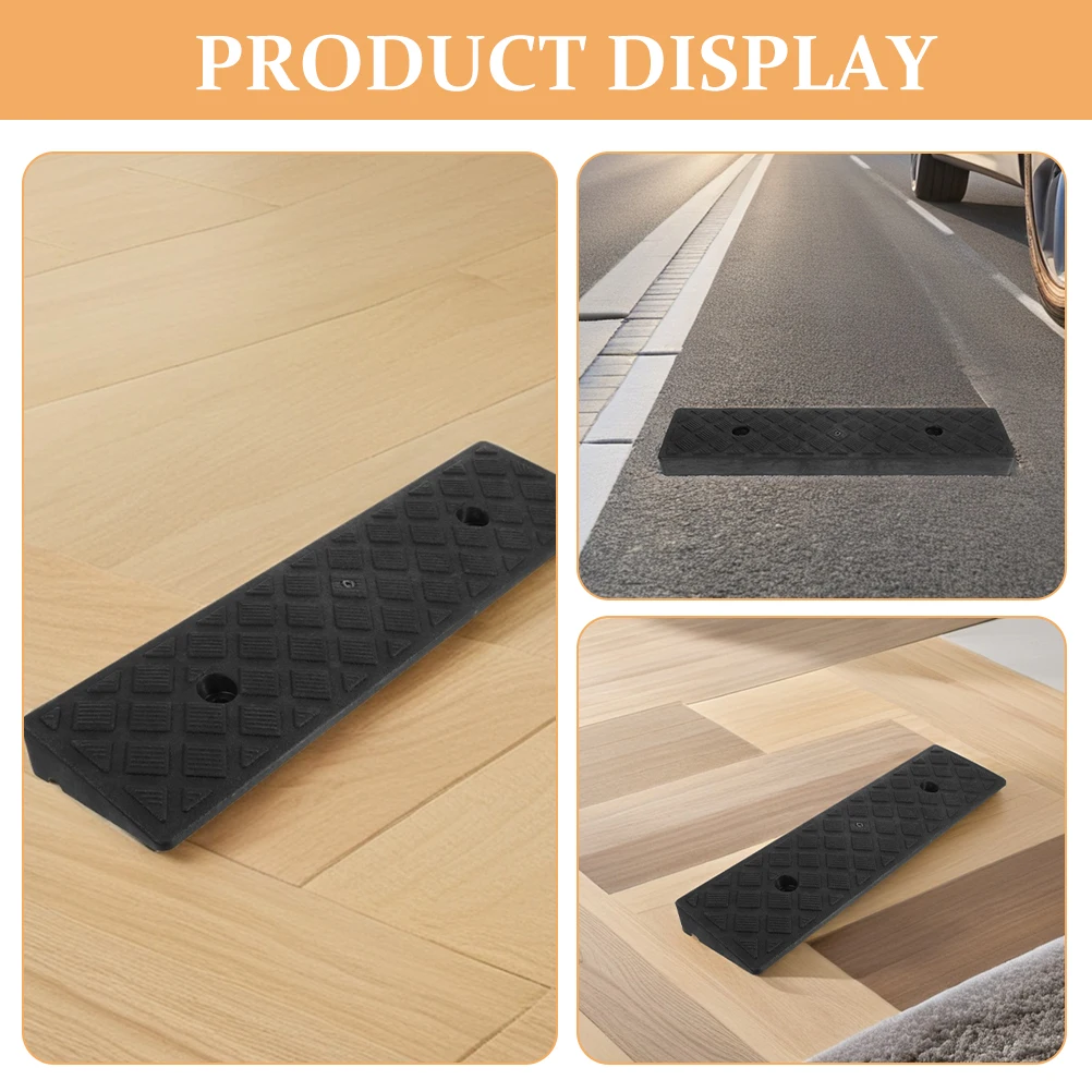 2 قطعة الحصير تسلق البلاستيك المرآب درب سلالم ارتفاعات مناسبة سهلة التركيب كبح عتبات مركبة دراجة نارية #5
