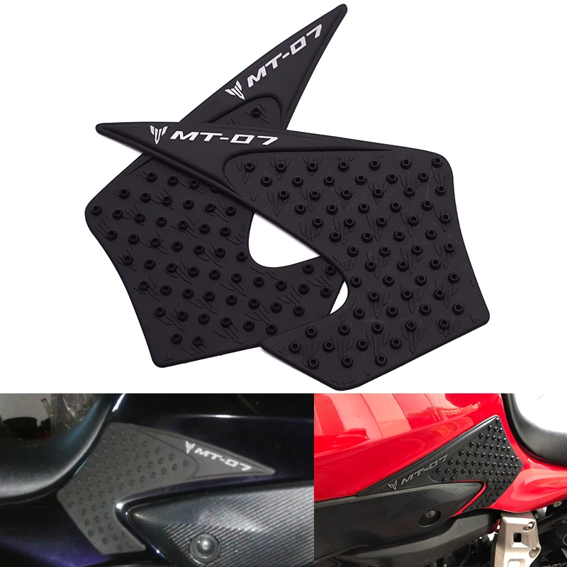 

Наклейка для мотоцикла mt07, нескользящая подкладка для топливного бака, боковой газовый наколенник для Yamaha MT-07 2013 2014 2015 2016 2017