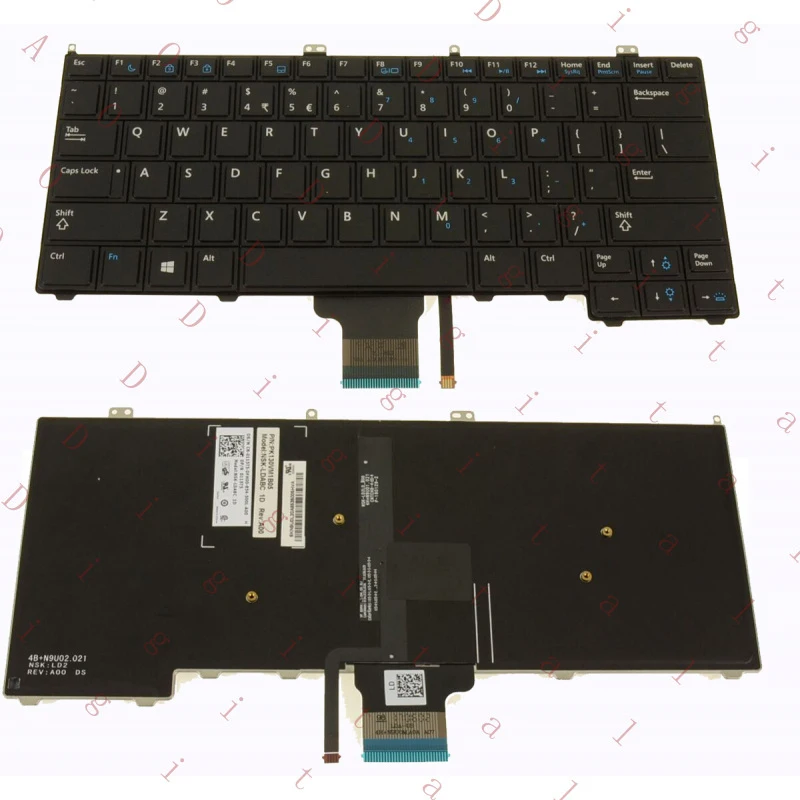 

Клавиатура WW 115T5 для ноутбука DELL Latitude E7240 с подсветкой