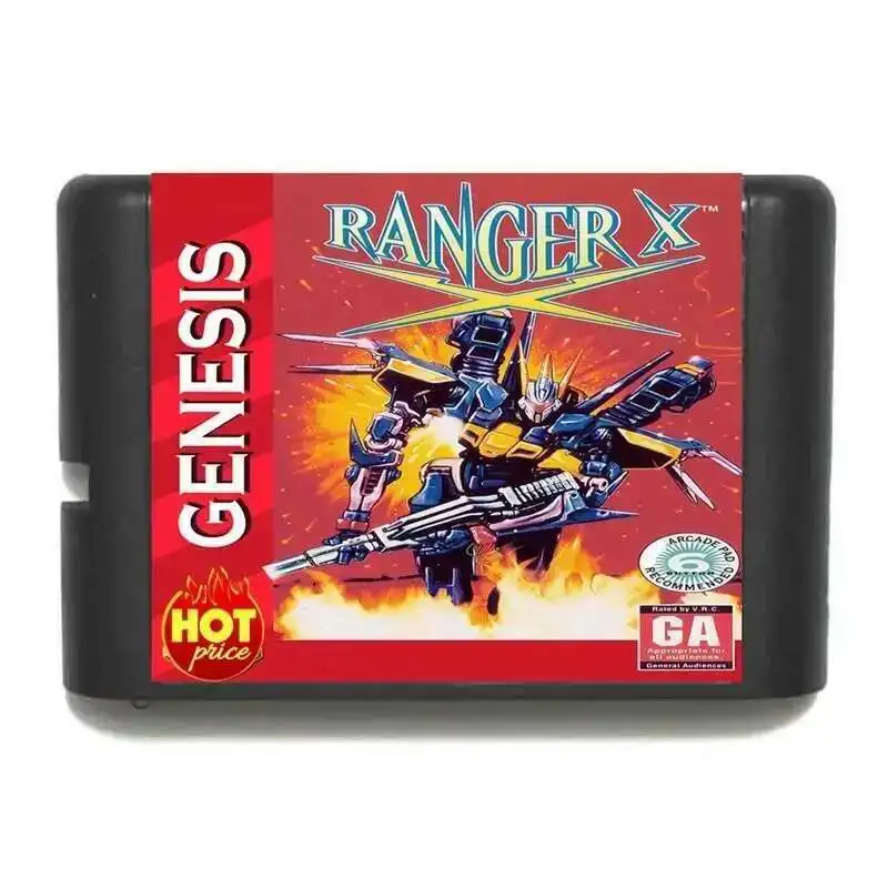 Новое поступление, игровая карта Ranger X 16bit MD для Sega Mega Drive для Genesis