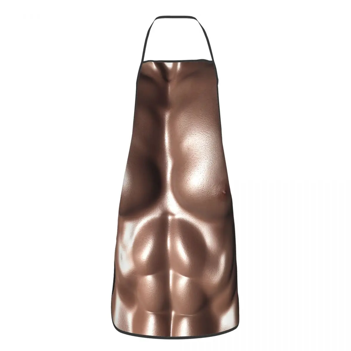 Funny Muscle Six Pack Aprons for Men Women Bodybuilder Adult Unisex Kitchen Chef Bib Tablier Cuisine Cooking Baking Painting