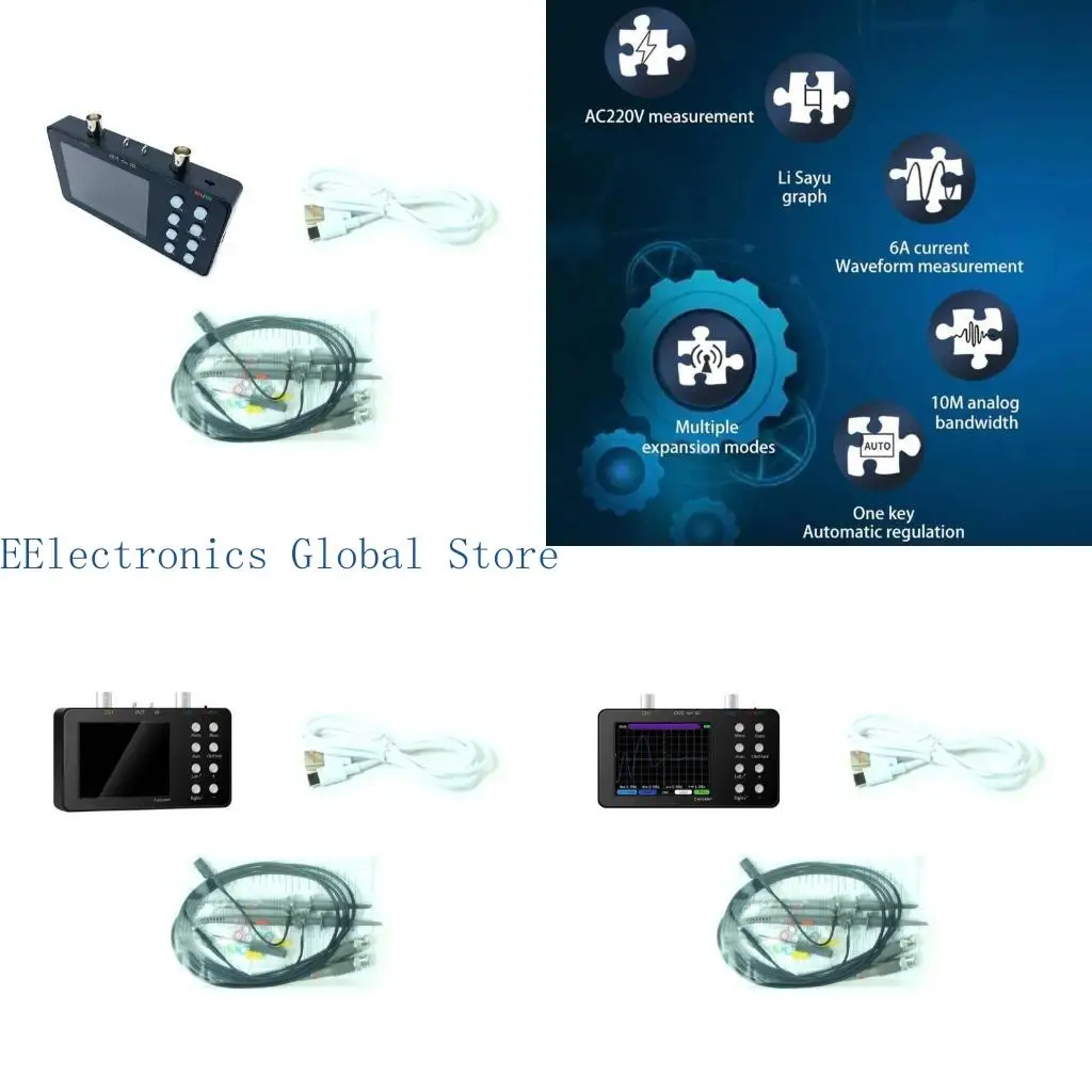 

462B Two Independent Channels Digital Oscilloscope Compatible for Comprehensive Analysis Electronic Repair Engineers