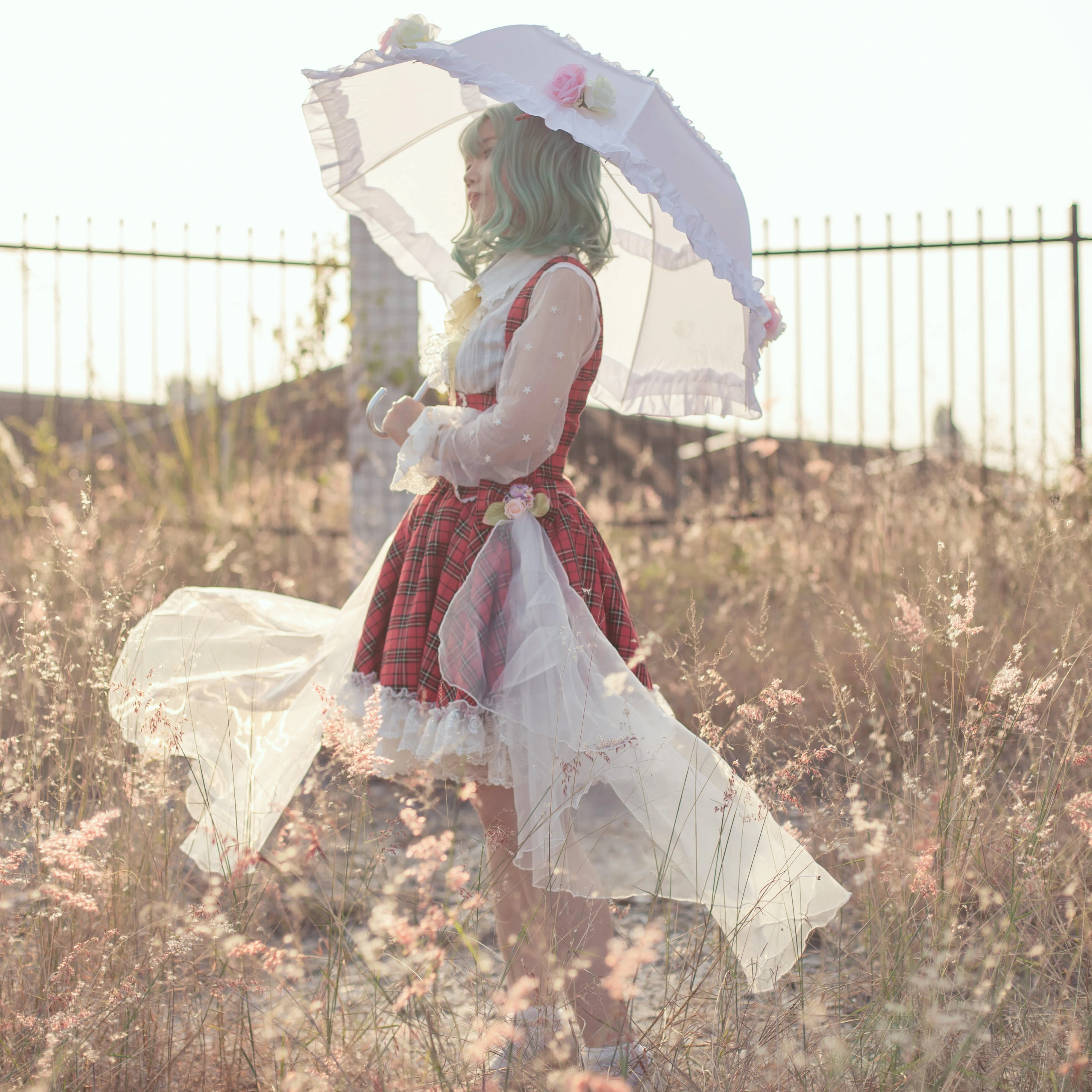 New Mooyiyi cos Kazami Yuuka 코스프레 의상 할로윈 크리스마스 롤 플레잉 파티 코믹 드레스 New Touhou Project