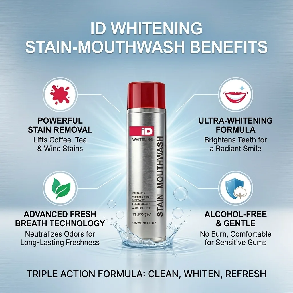 Hismile ID Whitening Stain Mou - Teeth Whitening Mouthwash ulasan dan harga