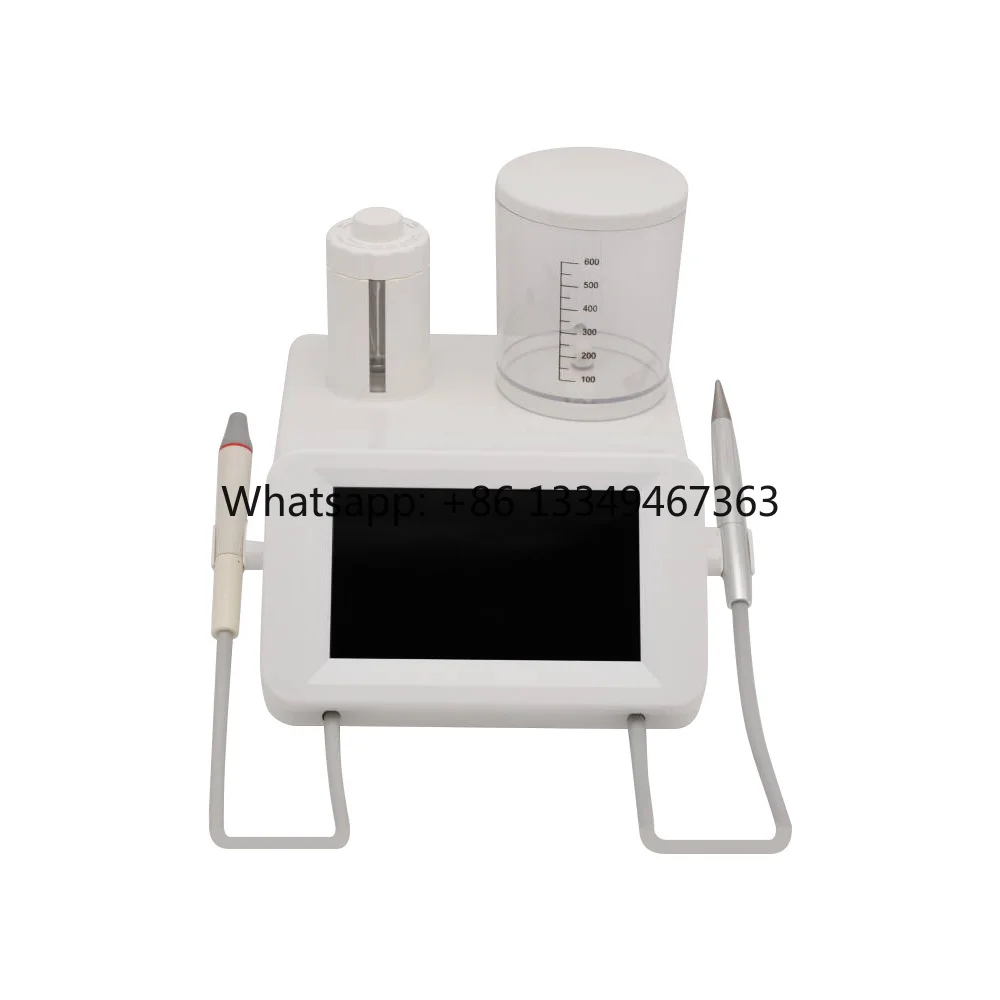 2in1 Dental Piezo Scaler and Air Polisher Dental Sandblasting Machine Teeth Whitening Cleaning Dental