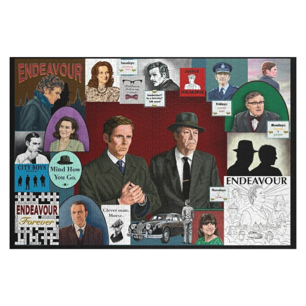 A Mysterious Endeavour Jigsaw Puzzle With Photo Toys For Children Wooden Adults Custom Name Wood Puzzle