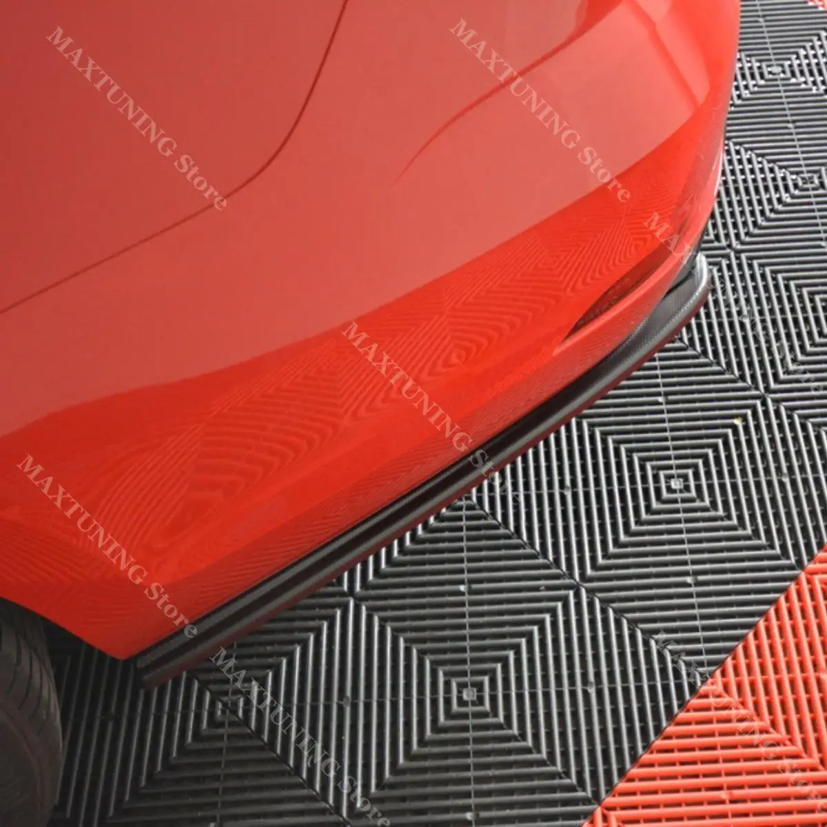 Spoiler Traseiro Estilo Maxton para Volkswagen Golf MK7 Variant 2013-2020, Protetor de Para-choque, Divisores Laterais, Spoiler Inferior, Kits de Carroceria