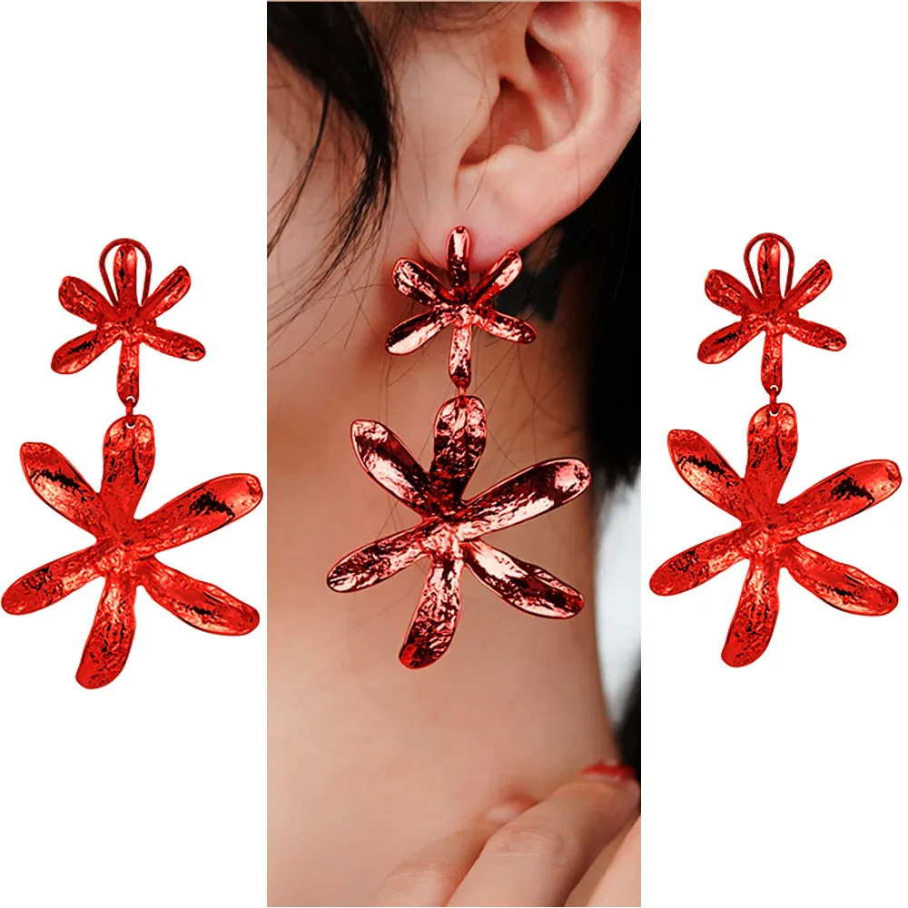 

Orchid Earrings Trend 2023 Red Green Purple Gold Plate Color Electroplating Festival Free Shipping All Offers From Everything