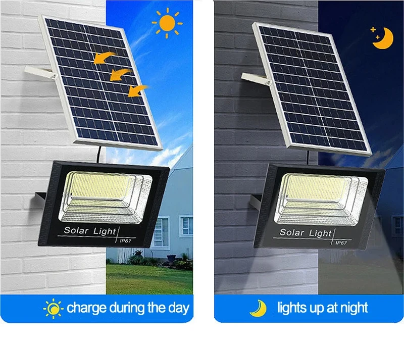 

Solar Flood Lights 50w 100w 200w 300w 500w LED Solar Powered Spotlight Outdoor Waterproof Reflector Solar With Remote Control