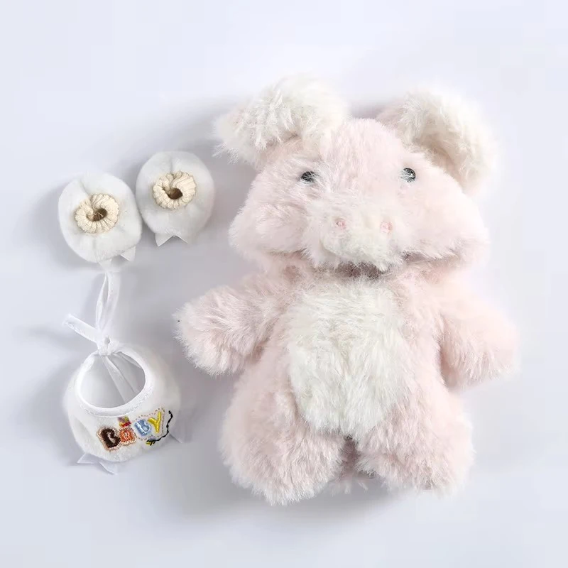 

Детская Пижама OB11, Плюшевый комбинезон с ботинками животных + ботинки для кукольной куклы, Molly, obitsu11,1/12BJD, аксессуары для кукол