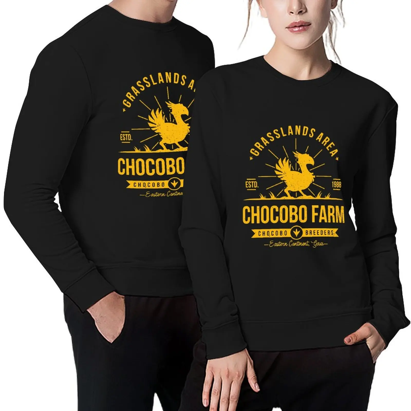 

Chocobo Farm Pullover men wear men's clothes winter clothes men clothes men sweatshirt