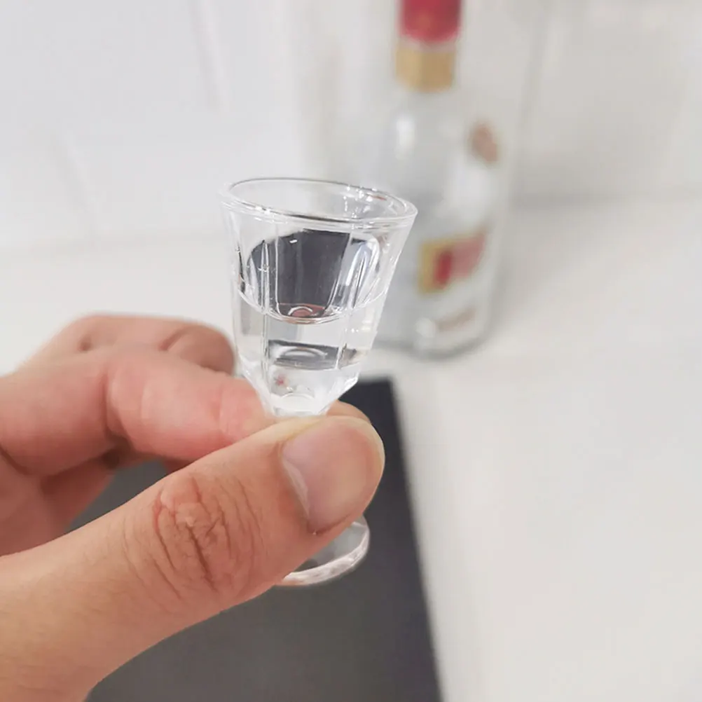 

10Pcs High Quality Glass Liquor Cups Durable Design Small Wine Mugs For Whiskey Tequila Beer Tasting