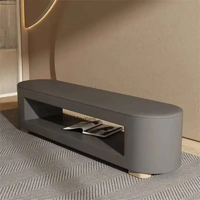 

Stools Home Light Nordic Furniture Shoe Changing Luxury Hallway Porch Leisure Ottomans Minimalist Living Room Sofa Stool Bench Z