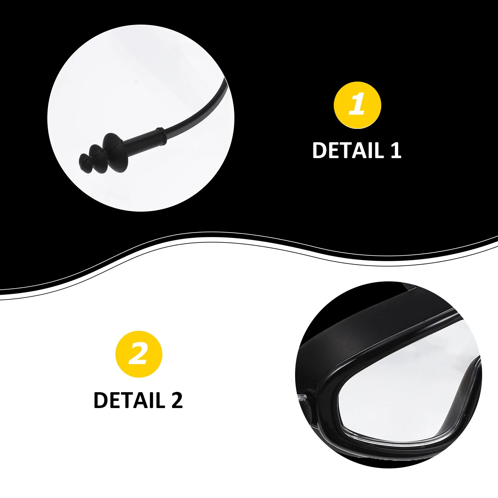 

Swimming Glasses Adult Waterproof Anti fog Swim Goggles High Definition Wide Angle Lens UV Protection Comfortable Silicone PC