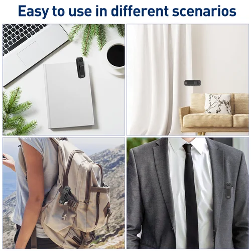 Imagen 2 del producto Minicámara corporal portátil con Wifi 1080P, pequeña grabadora de vídeo Digital, cuerpo de policía, visión nocturna infrarroja, videocámara en miniatura