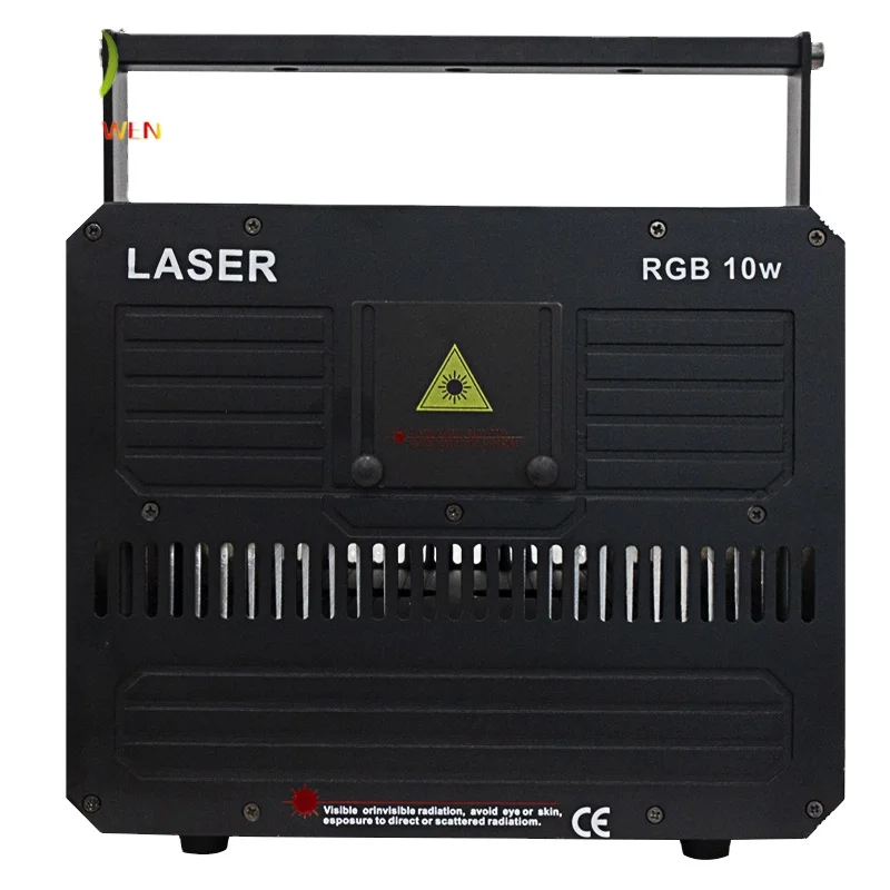 10W Outdoor laser light show equipment IP65 Laser Light ILDA Waterproof Pro Stage Projector Sky Laser Searchlight