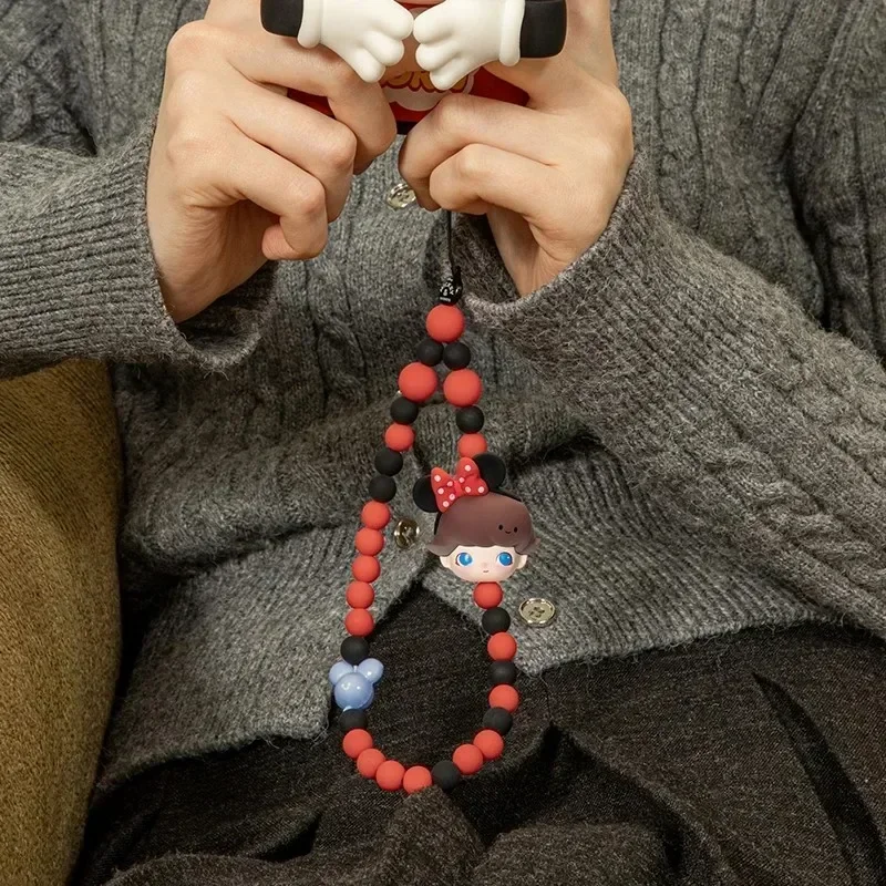 البوب مارت ديمو ديزني سلسلة الهاتف المحمول الحبل لطيف أنيمي صندوق أعمى الشكل سر تخمين حقيبة سطح المكتب دمية لعبة #5