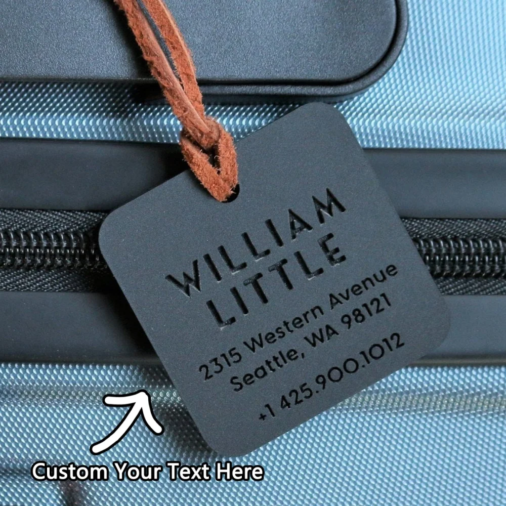 Custom Bag Charm - 1PC Personalized PMMA Premium Square Letter Laser Engraved DIY Accessory for Fashion Lovers, Daily Use & Uniq