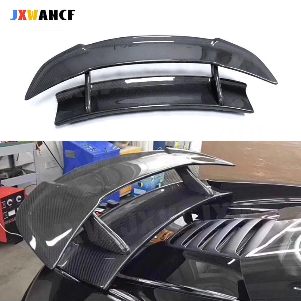 

JXWANCF Carbon Fiber Rear Tail Spoiler Boot Trunk Wings For Mclaren 625C 650S MP4-12C FRP Auto Racing Car Body Kit Styling