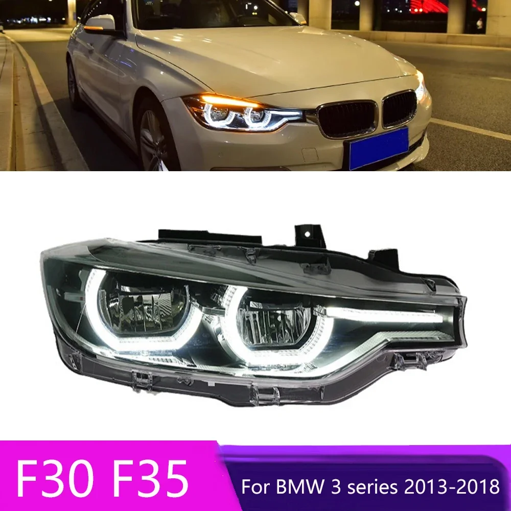 

Автомобильные передние фары для BMW F30 F35 2013-2019 3, аксессуары, светодиодные автомобильные фары в сборе, обновленная светодиодная фара Plug and Play