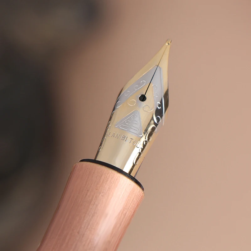 3062 Unique Antique Brass Pocket Roller Ball Pen Short Portable Ball Pens Gift Office School Stationery Writing Fluent