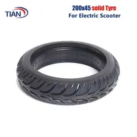 8 Inch 200x45 Electric Scooter Solid Wheel Solid Tyre Durable Rubber Replace Tire Puncture-resistant E-Scooter Tires