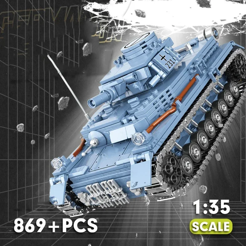Différents Types de char militaire ww2 1:35, blocs de construction de l'armée Sherman M4 luciole T54, figurines de soldats, armes en briques, jouets pour enfants