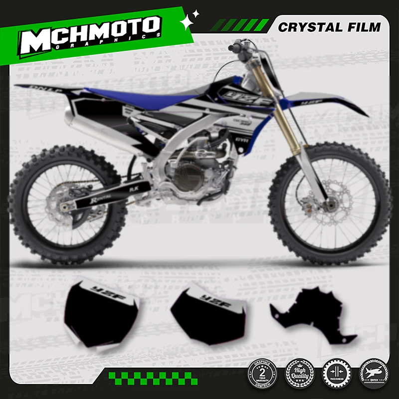 

MCHMFG For YAMAHA YZF250 2014-2018 YZF250X WRF250 2015-2019 YZF450 2014-2017 New Style Motorcycle Graphics Decal Stickers Kits