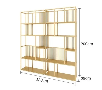 

Light luxury bookshelf shelf creative bookcase office partition
